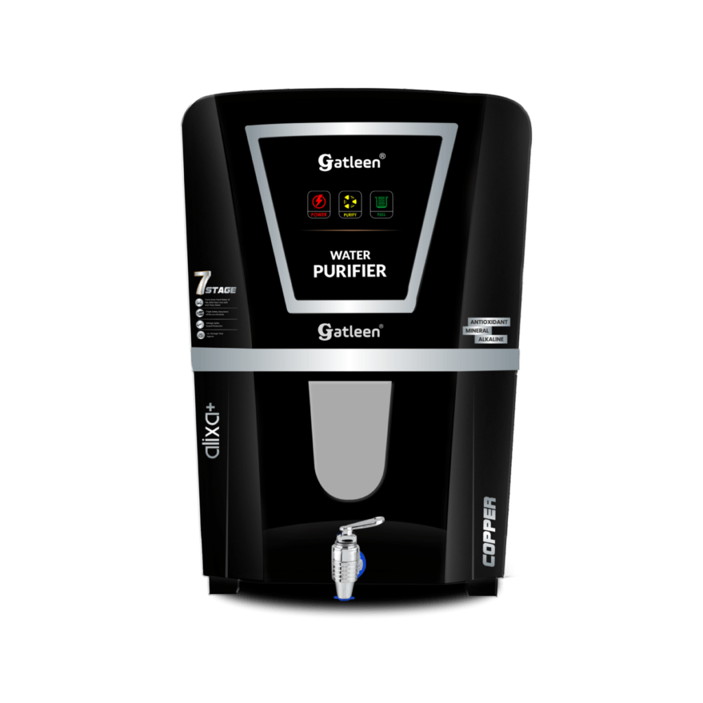 Gatleen domestic water filter alixa+ in black colour